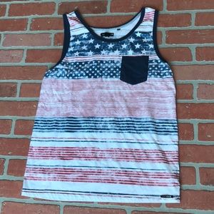 Ocean Current "🇺🇸American Flag" Tank Top. [EUC!]